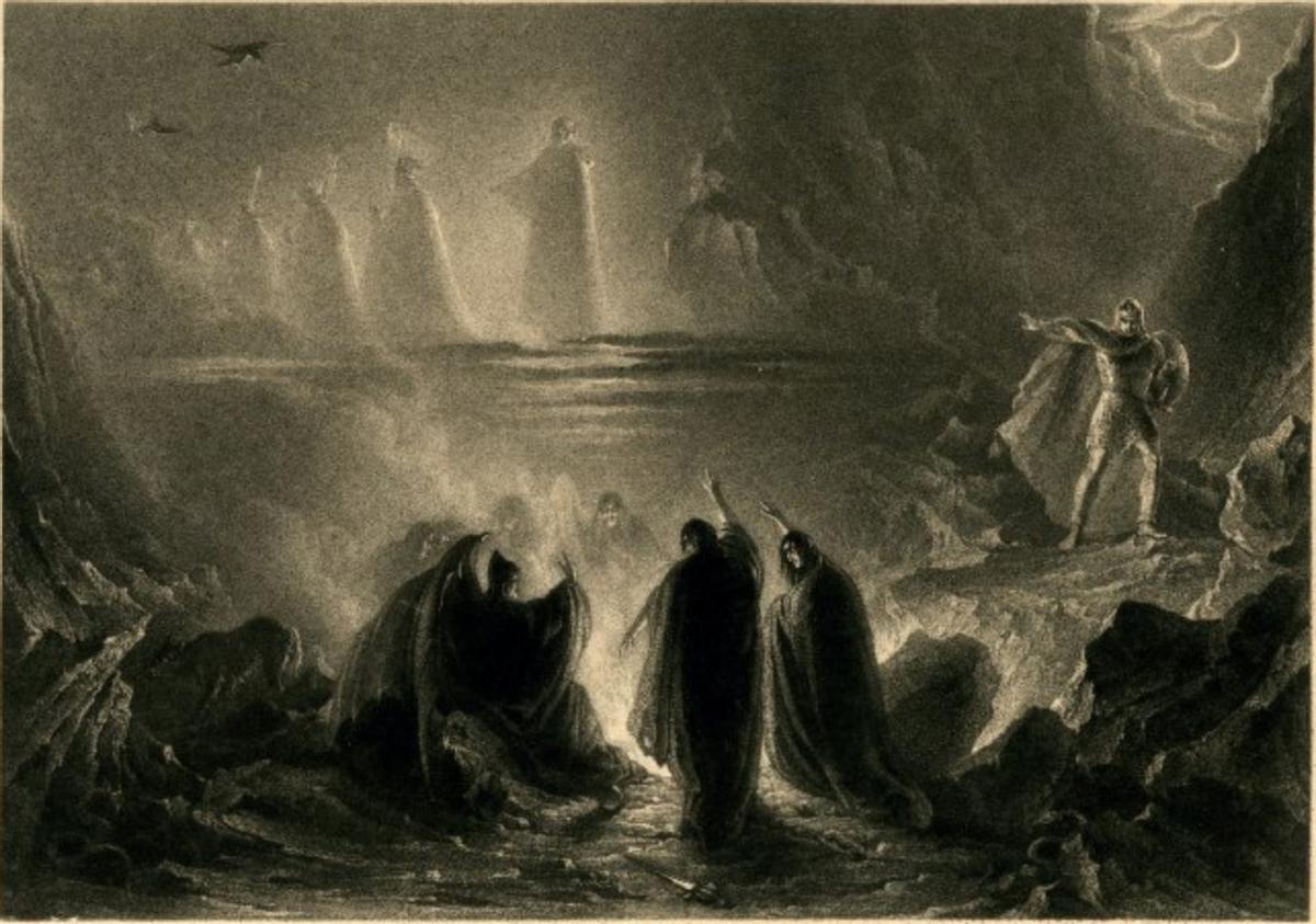 ‘Las tres brujas y Macbeth’, por James Henry Nixon (1831).