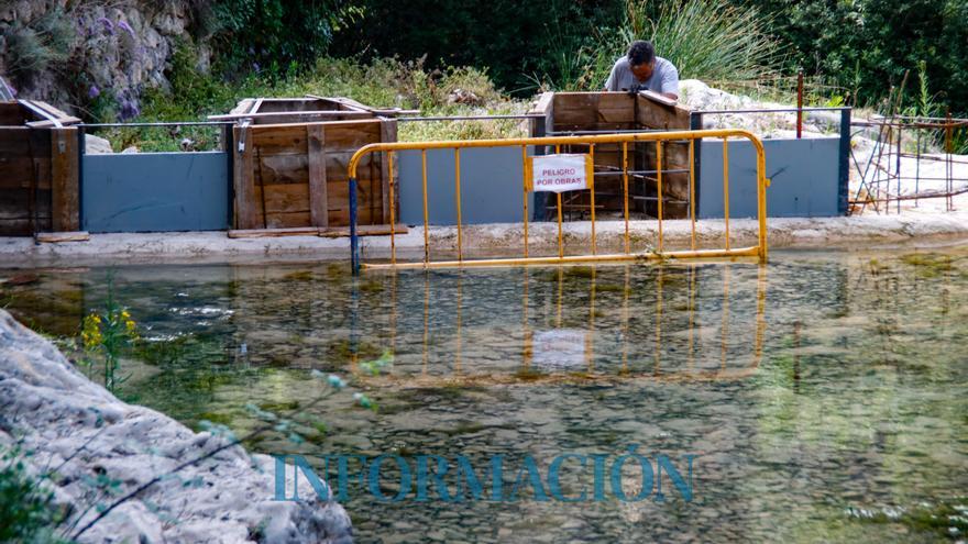 Obras para restaurar el cauce del río Molinar en Alcoy