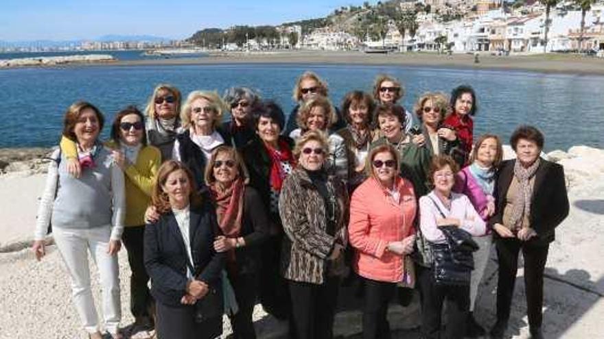 Las antiguas alumnas de La Asunción, esta semana en las playas de Pedregalejo.