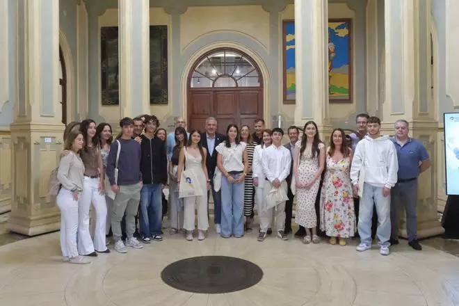 Recepción de la ULPGC a los estudiantes con mejores calificaciones en la PAU de junio 2025