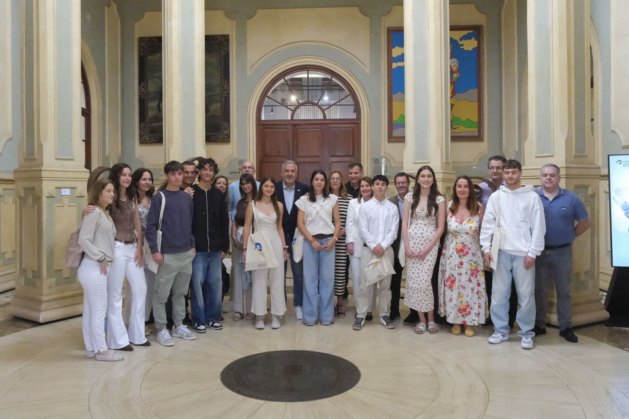 Recepción de la ULPGC a los estudiantes con mejores calificaciones en la PAU de junio 2025