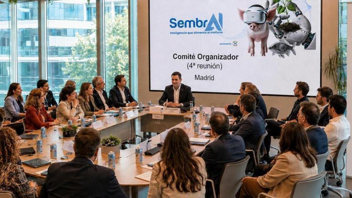Reunión del comité organizador del encuentro Espana-India SembrAI.