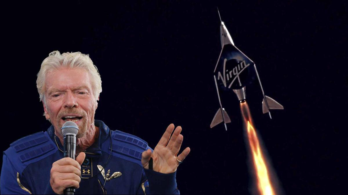 Richard Branson se convierte en el primer magnate en saltar al espacio