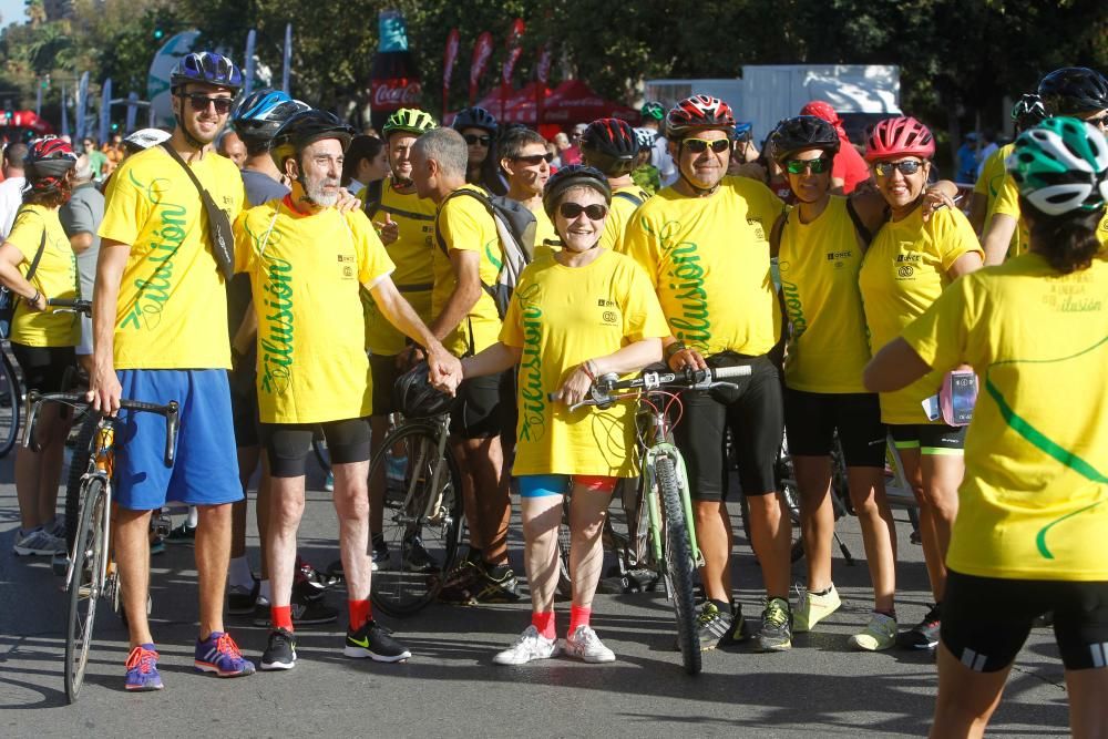 concentración ciclista en València