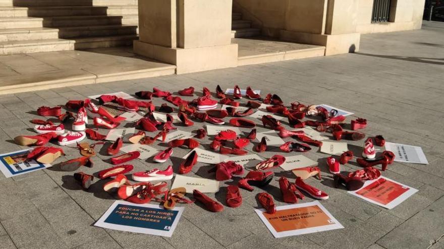 Zapatos Rojos contra la violencia machista