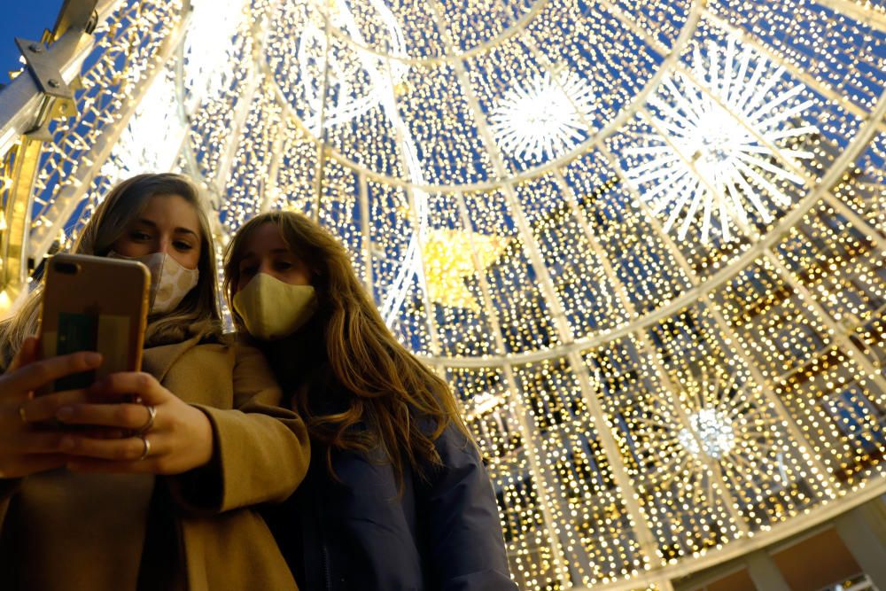 Encendido de las luces de Navidad del Centro de Málaga