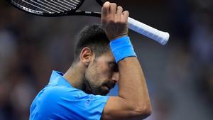 Novak Djokovic, en el US Open