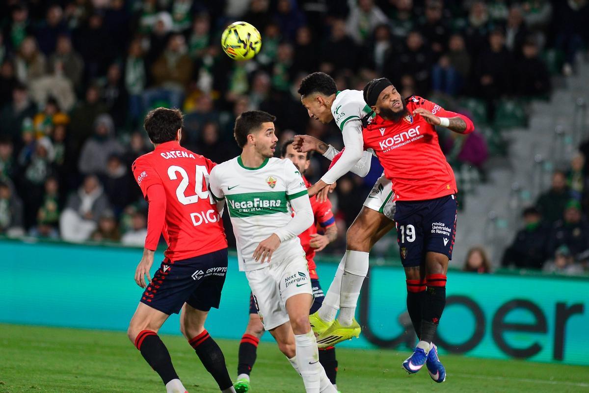 Elche CF - Osasuna: las imágenes del partido