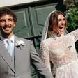 Pecco Bagnaia en el día de su boda con Domizia Castagnini