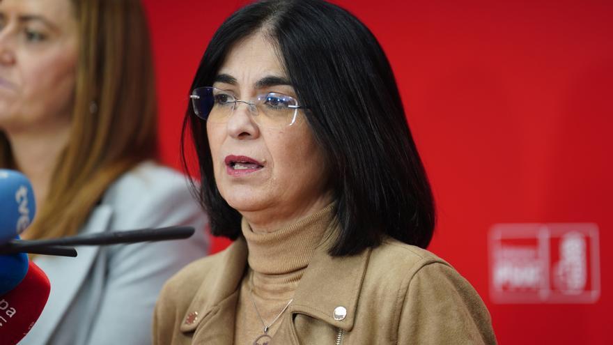 La ministra de Sanidad, Carolina Darias.