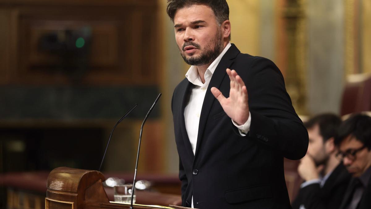 Gabriel Rufián replica a Sánchez