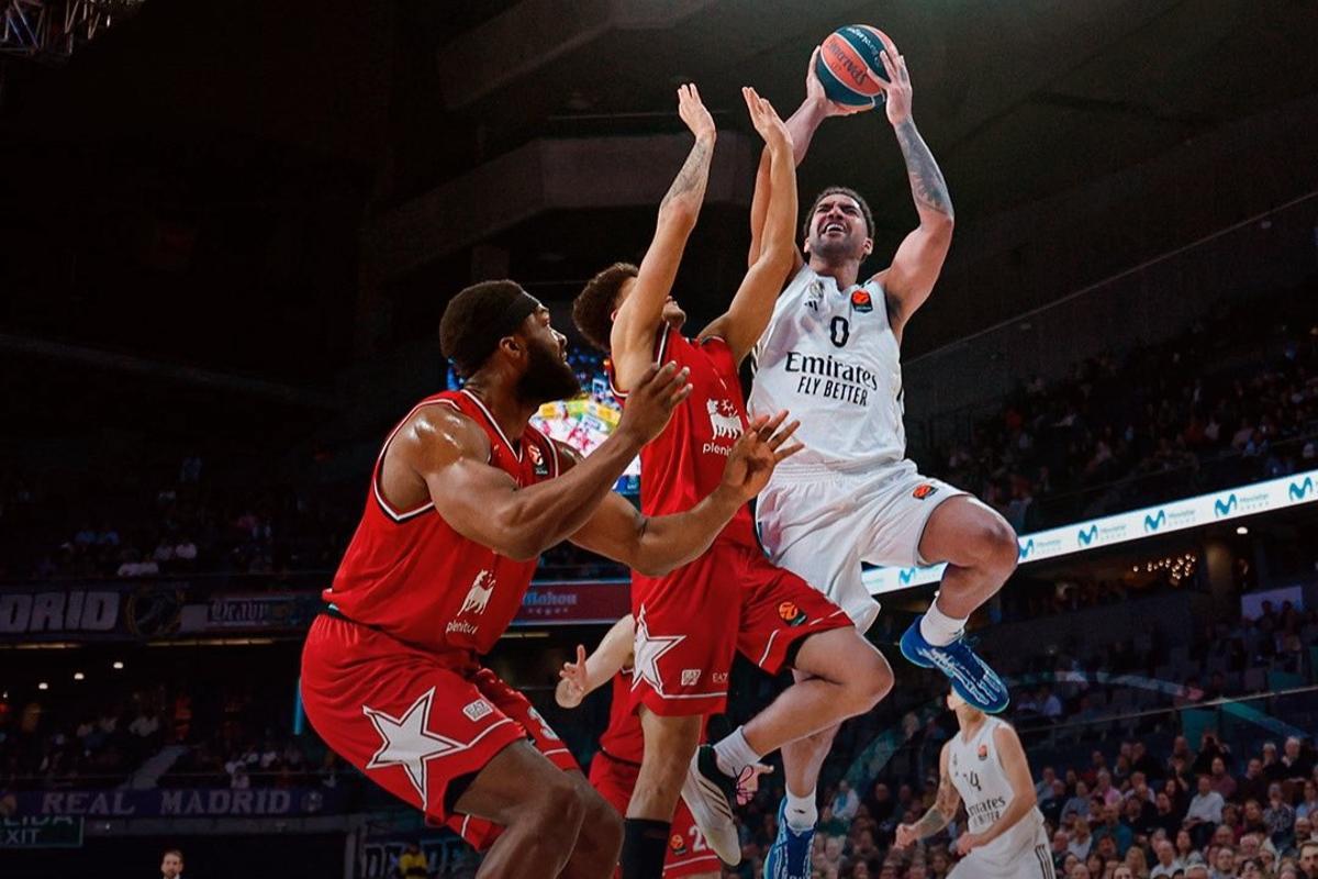 El Armani Milan no opuso resistencia al buen momento del Madrid en la Euroliga
