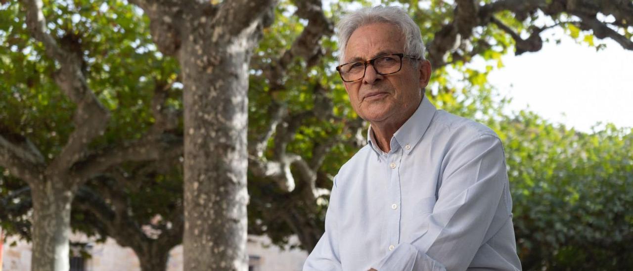 Andrés Aganzo antes de su presentación en el Museo Etnográfico. | Jose Luis Fernández