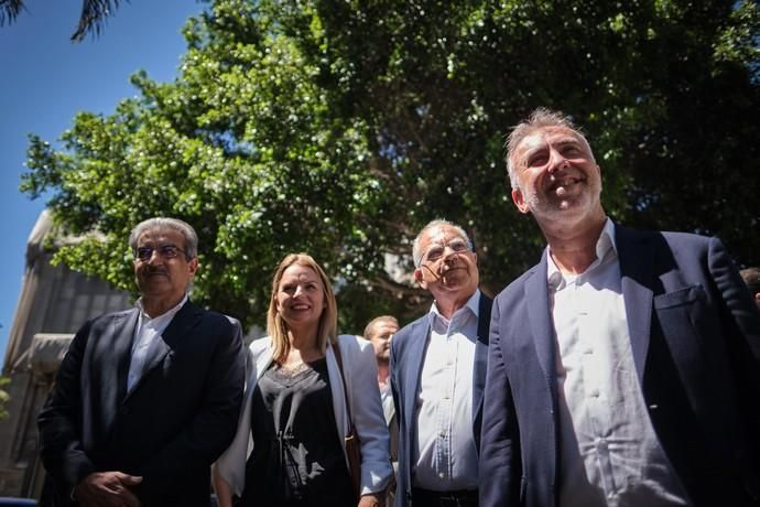 PSOE, NC, Podemos y ASG firman el pacto de Gobierno de Canarias