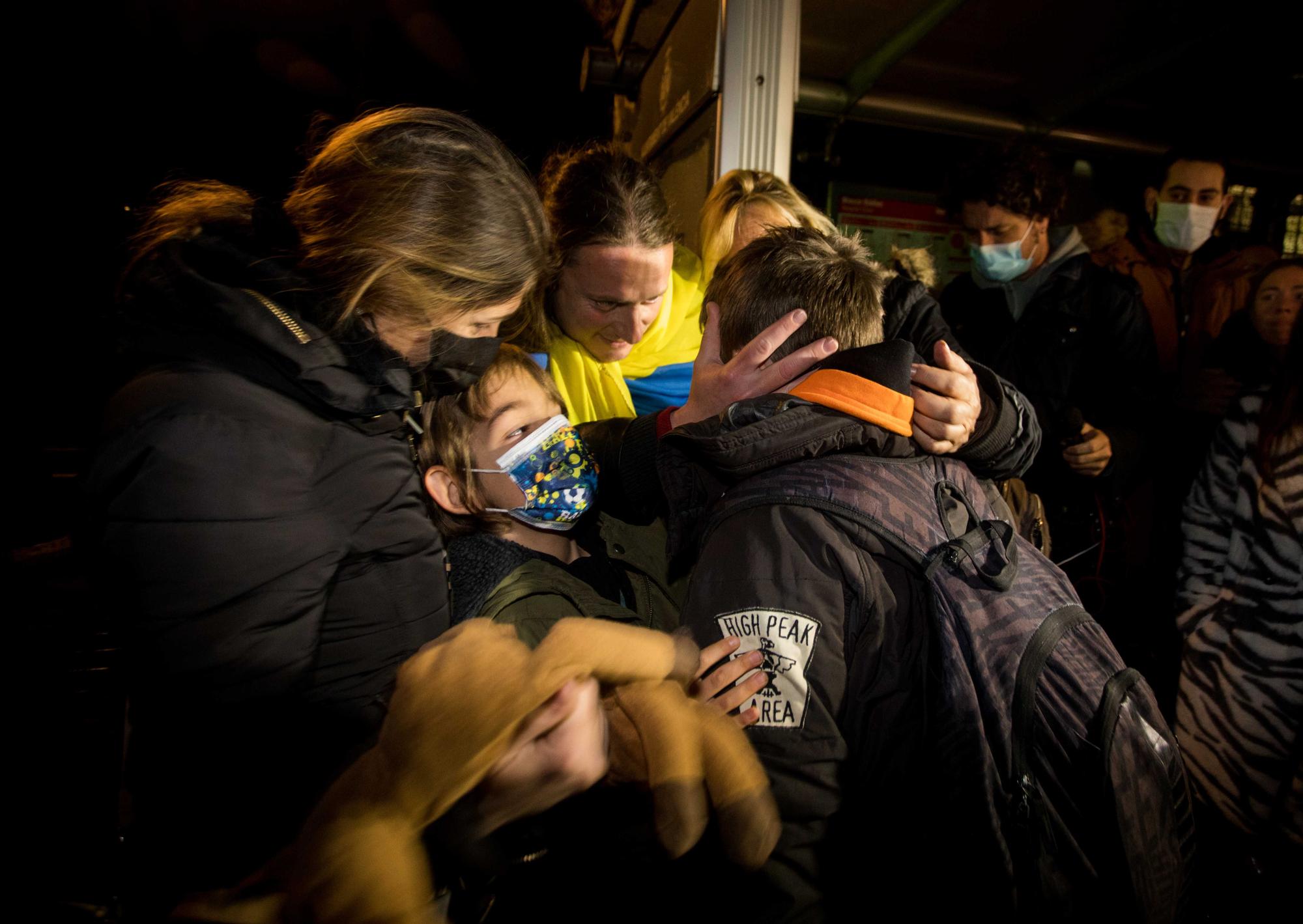 Llega el primer autobús con refugiados Ucranianos de la fundación "Juntos por la vida"