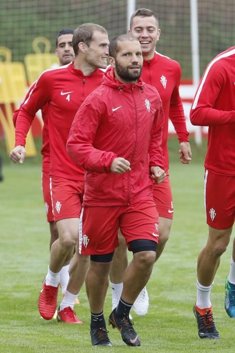 Entrenamiento del Sporting