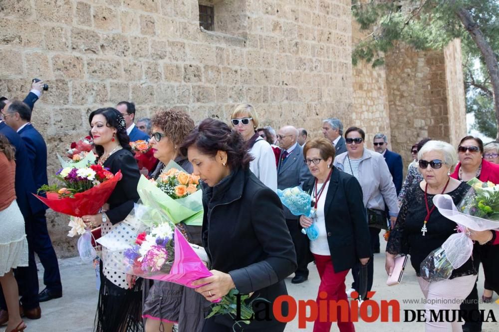 Ofrenda de flores en Caravaca