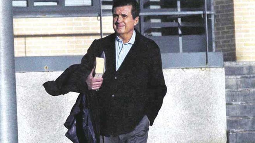 Jaume Matas, en la cárcel de Segovia en 2014.