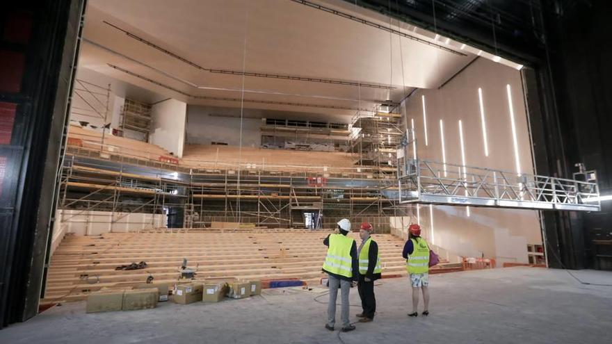 El auditorio del Palacio de Congresos durante una visita reciente.