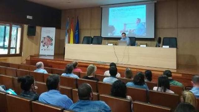 Marcos Estévez, durante su intervención.