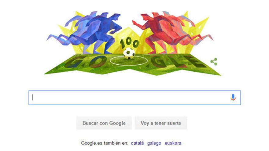 La Copa América 2016, en el doodle de Google.