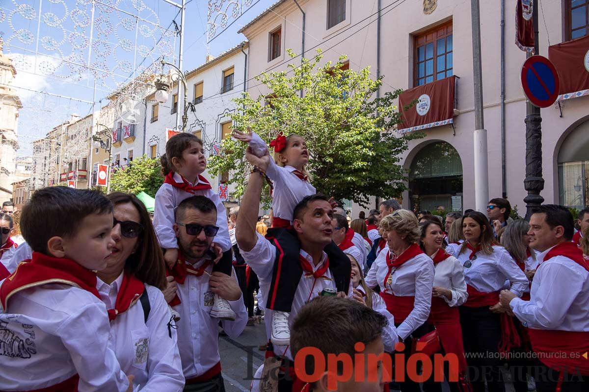 Recorrido Caballos del Vino día dos de mayo en Caravaca