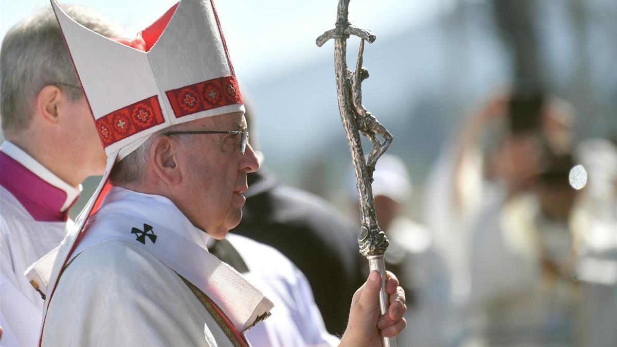 El papa Francisco, en Temuco, Chile.