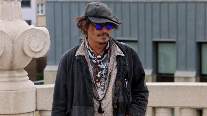 Johnny Depp a la terrassa de l&#039;Hotel Casa Fuster