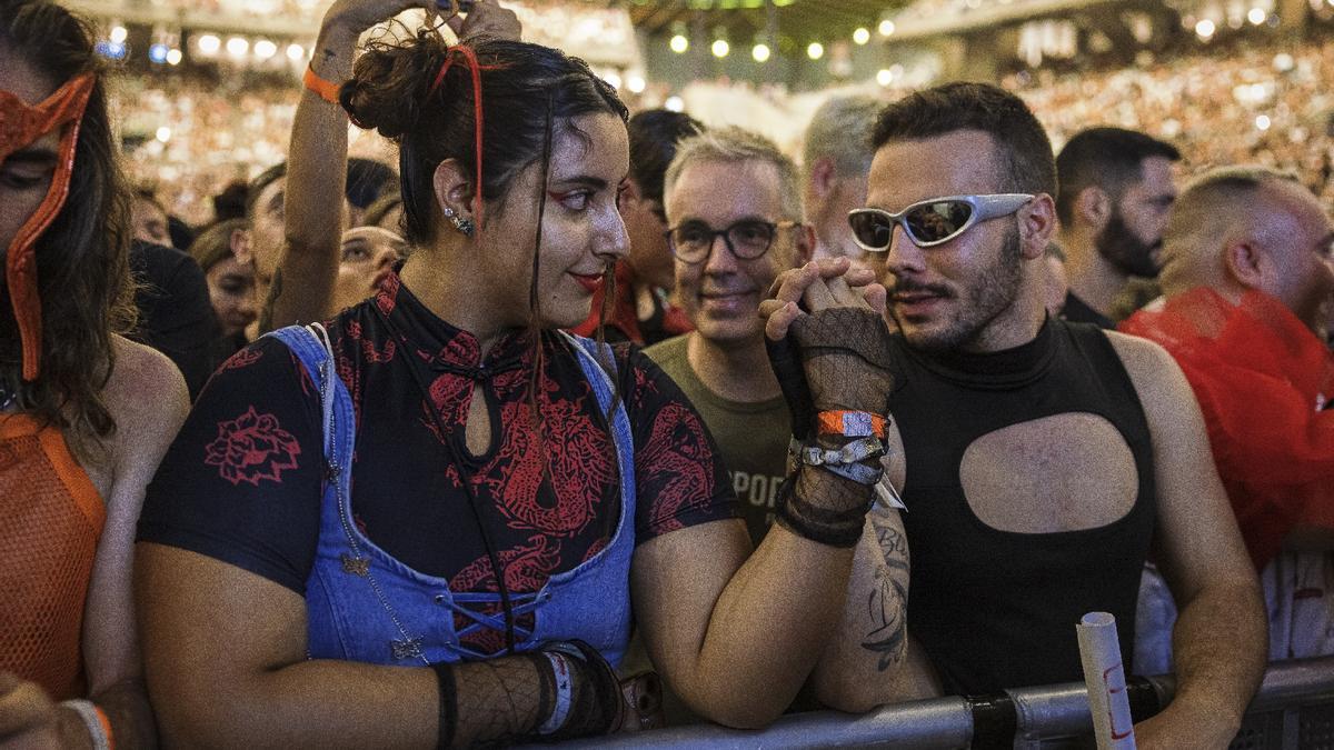 Fans de la cantant durant el concert