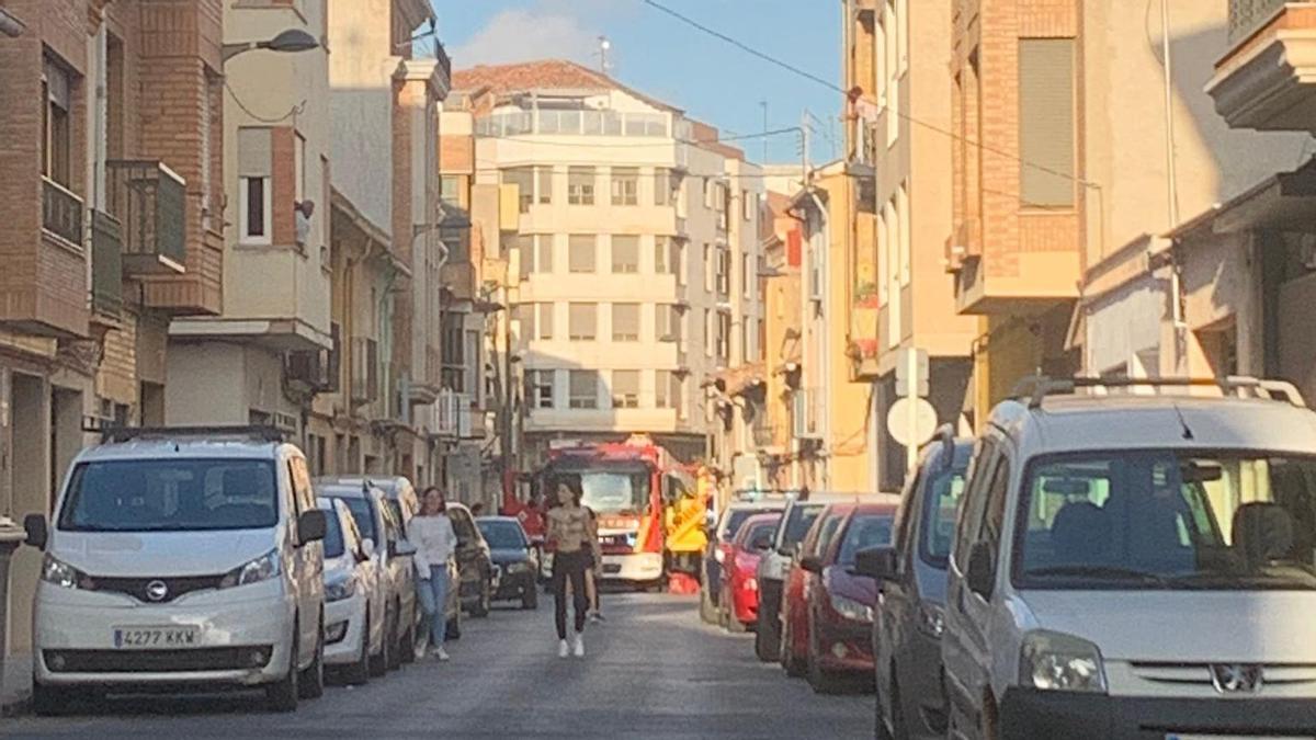 Bomberos del Consorcio acuden a la calle Aviador Franco.