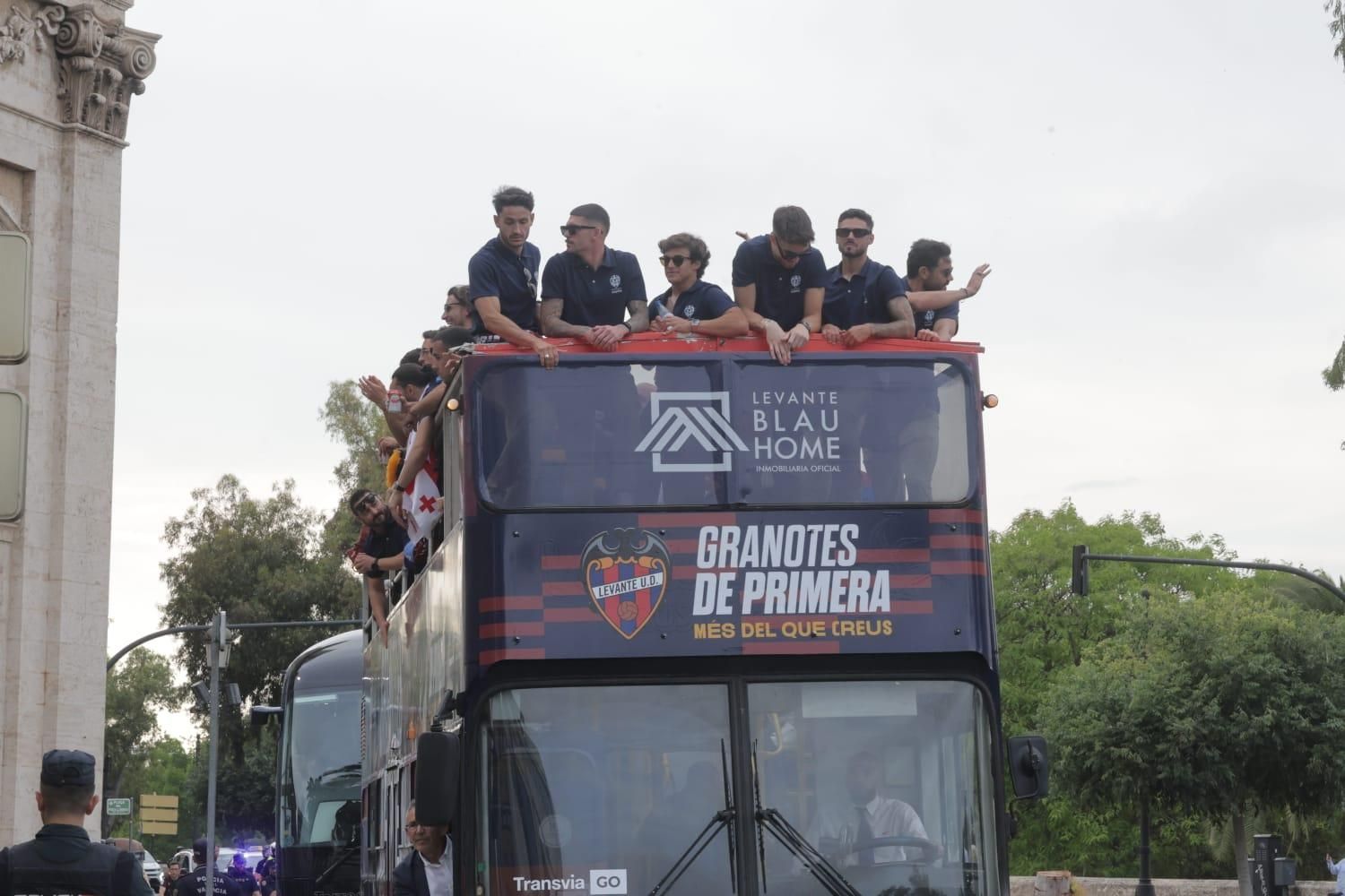 La celebración del ascenso del Levante UD, en imágenes
