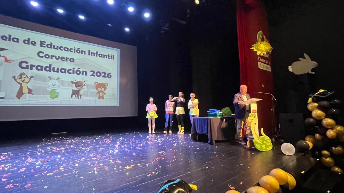 El concejal de Educación, José Luis Montes, durante su discurso.