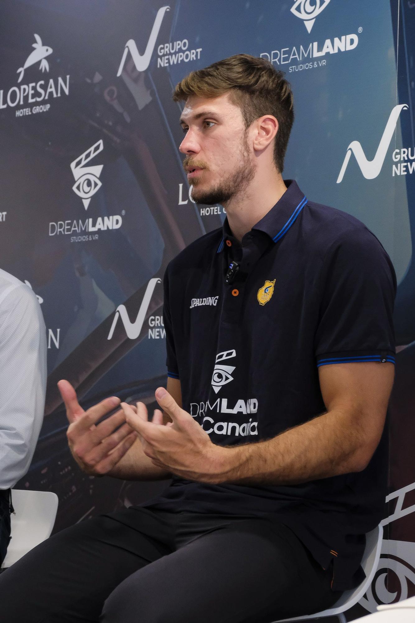 Presentación de Ethan Happ, nuevo jugador del Dreamland Gran Canaria
