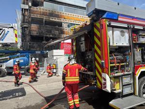 Un incendio en la futura Escuela Municipal de Música de Rivas deja dos intoxicados leves