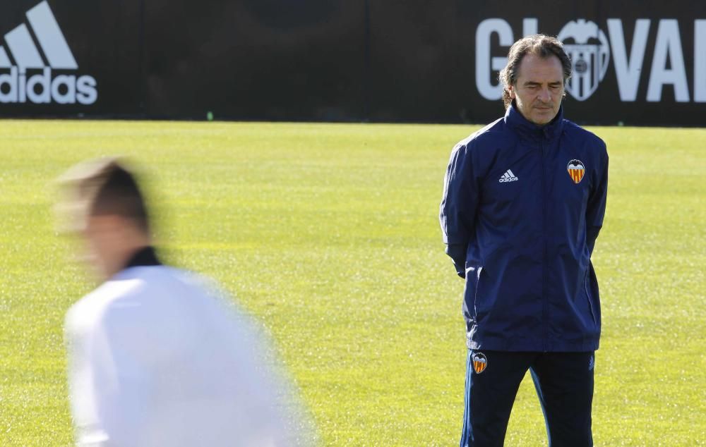 Las mejores imágenes del entrenamiento del Valencia CF