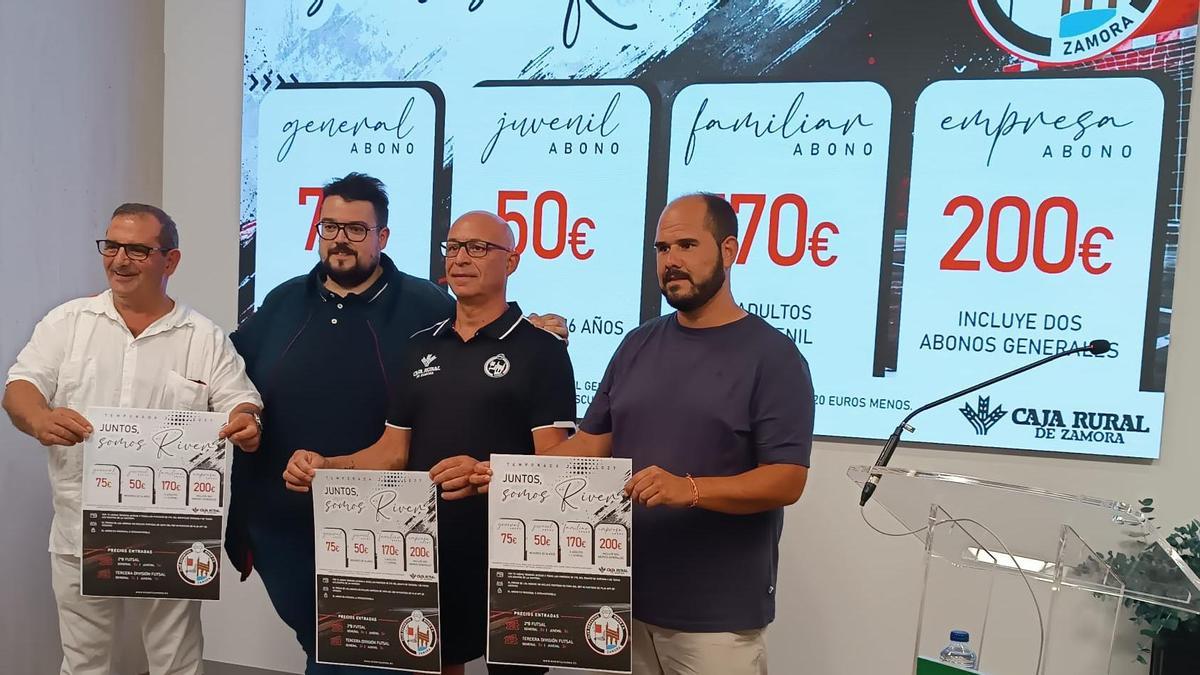 Presentación de la campaña de abonados del River Zamora.