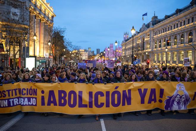 Las marchas por el 8M en España, en imágenes