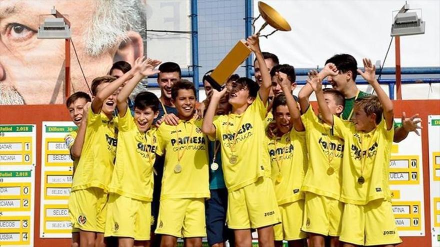 El alevín ‘groguet’, campeón del COTIF Promesas