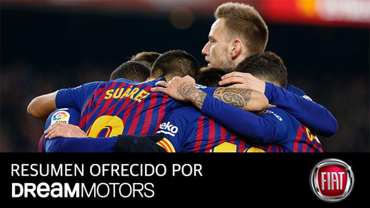 Así fue el sufrido triunfo del Barça ante el Leganés