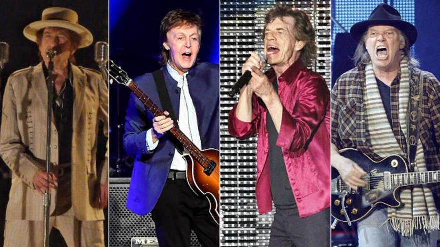 Bob Dylan, Paul McCartney, los Rolling y Neil Young, juntos en el festival del siglo