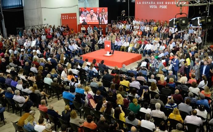 Las Palmas de Gran Canaria. Mitin de Pedro Sánchez  | 14/04/2019 | Fotógrafo: José Carlos Guerra