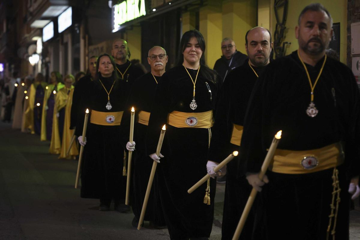 Los momentos más destacados de la Procesión del Silencio en el Port de Sagunt