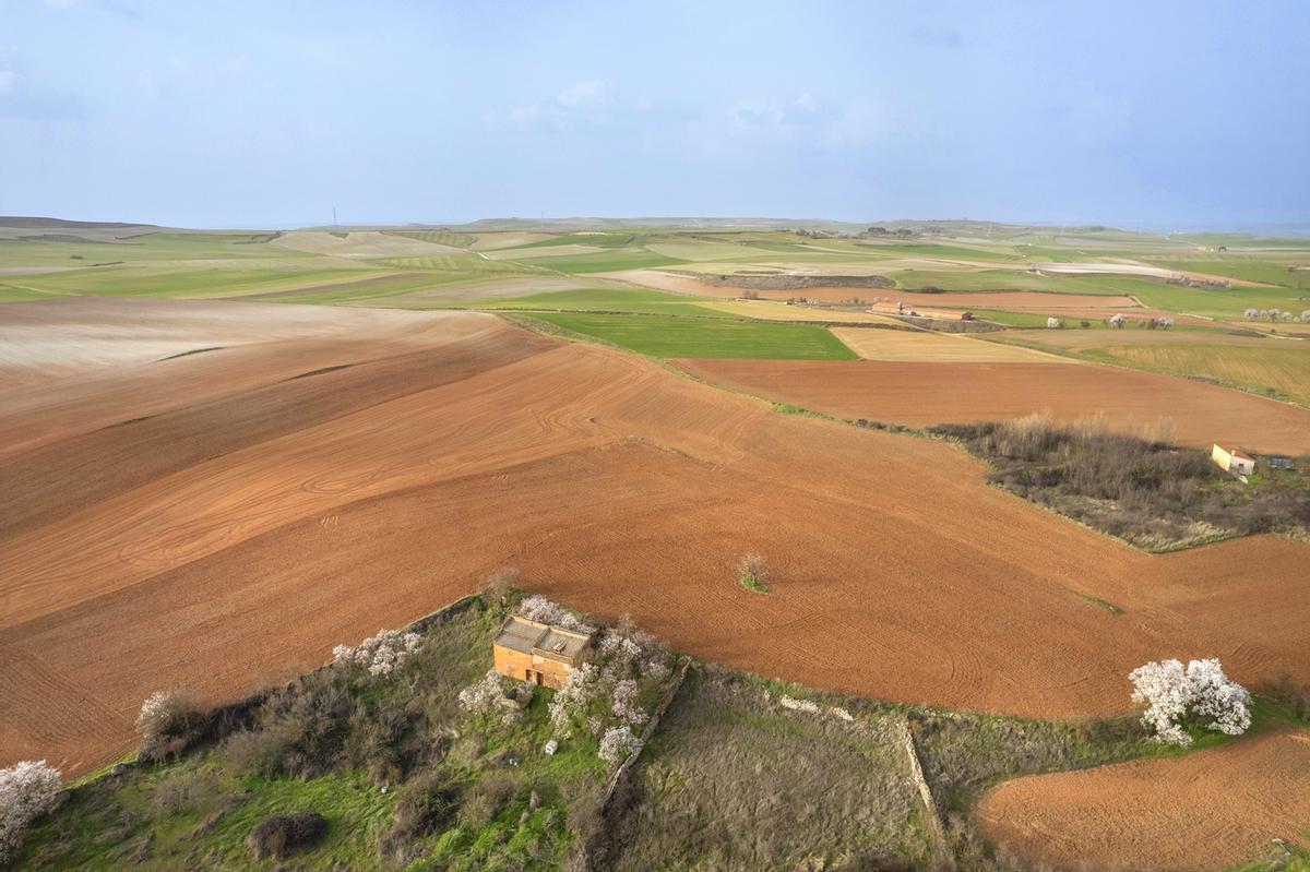Paisaje en los alrededores de Santa María del Campo.