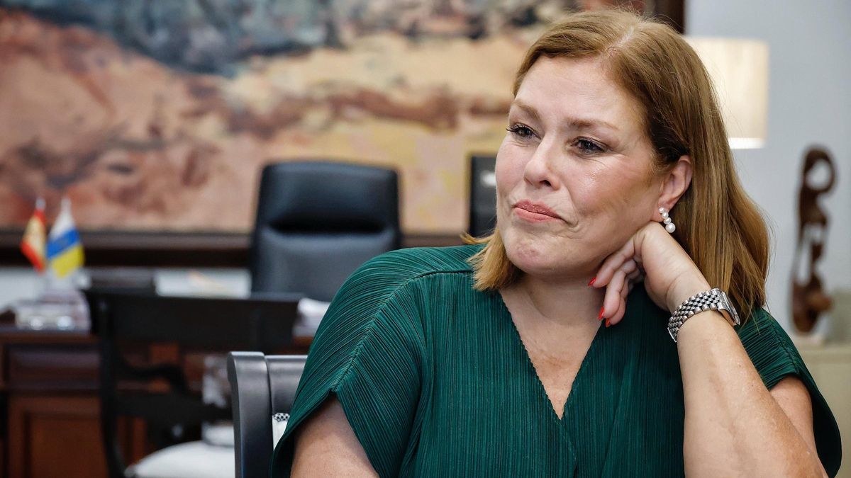 Astrid Pérez, presidenta del Parlamento de Canarias