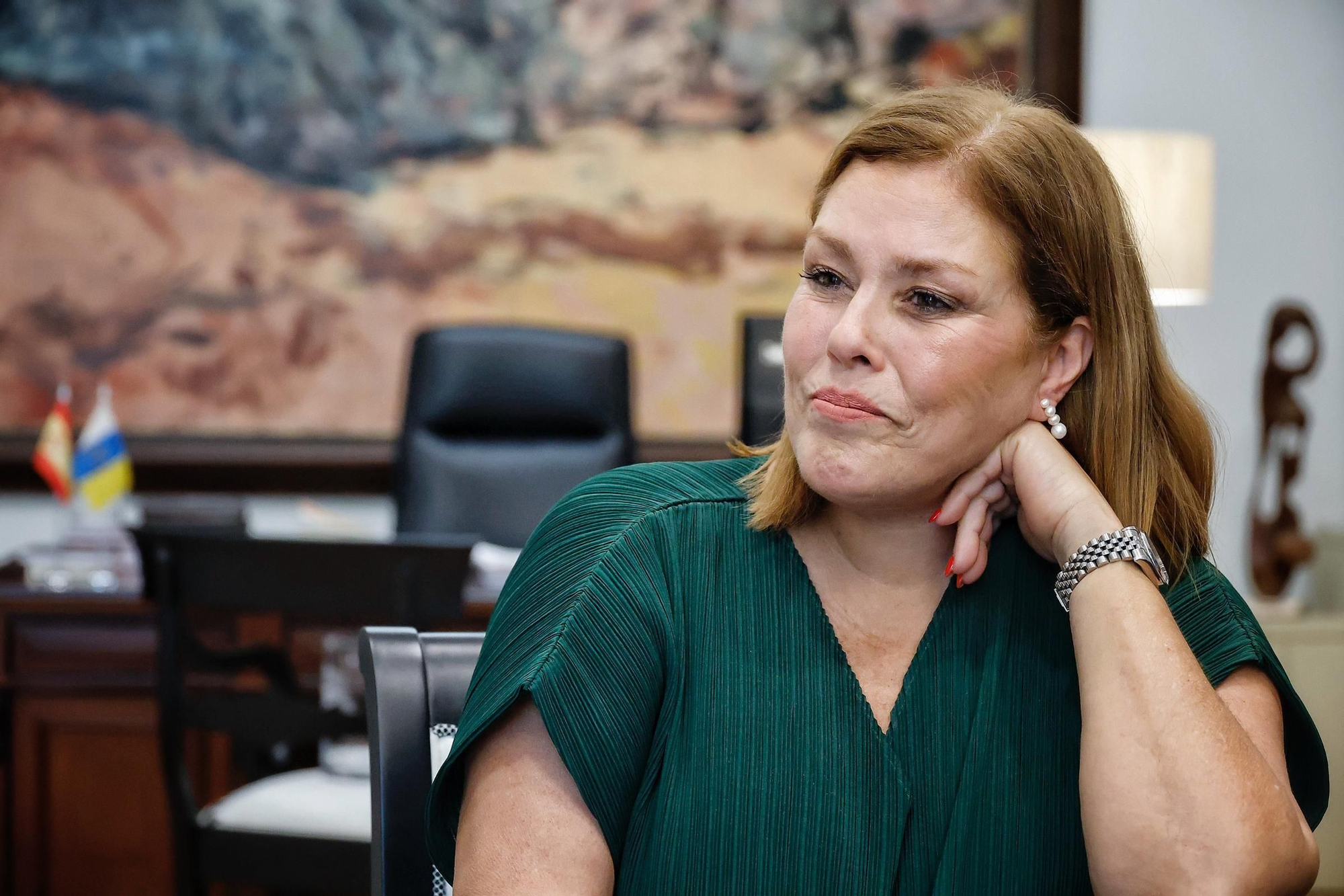 Astrid Pérez, presidenta del Parlamento de Canarias