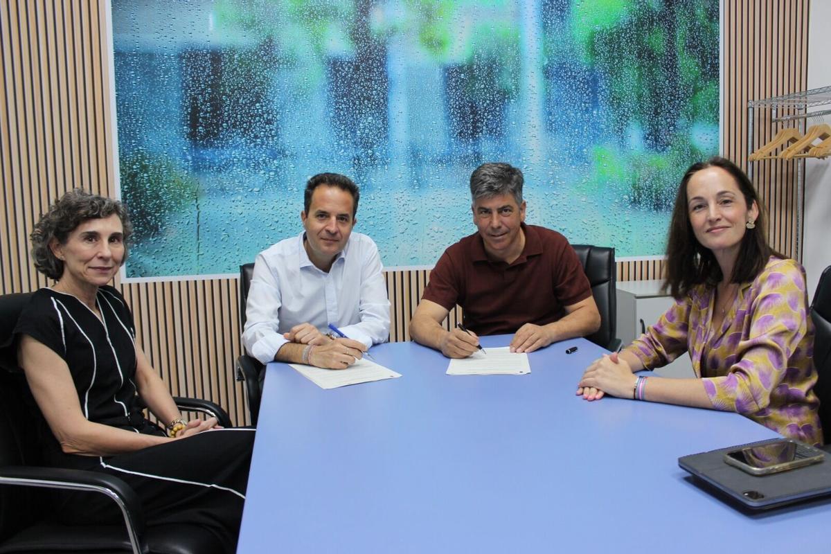 Mercedes Sánchez, Lorenzo Cuenda, Rafael Llamas y Lidia Bujalance,