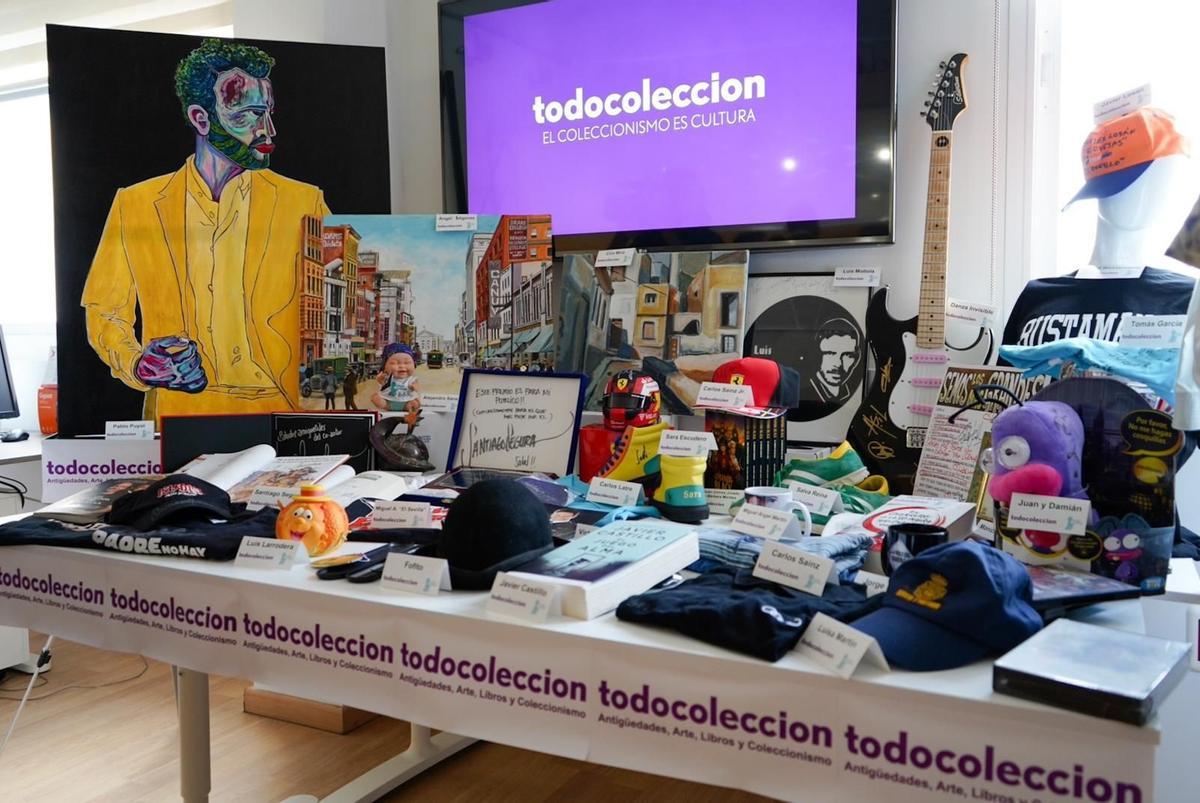 Subasta benéfica de Todocolección de objetos de famosos, para luchar contra el cáncer infantil.