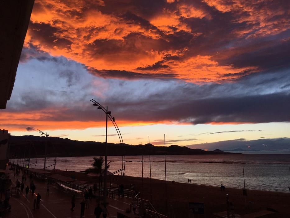 Cielo desde Las Canteras