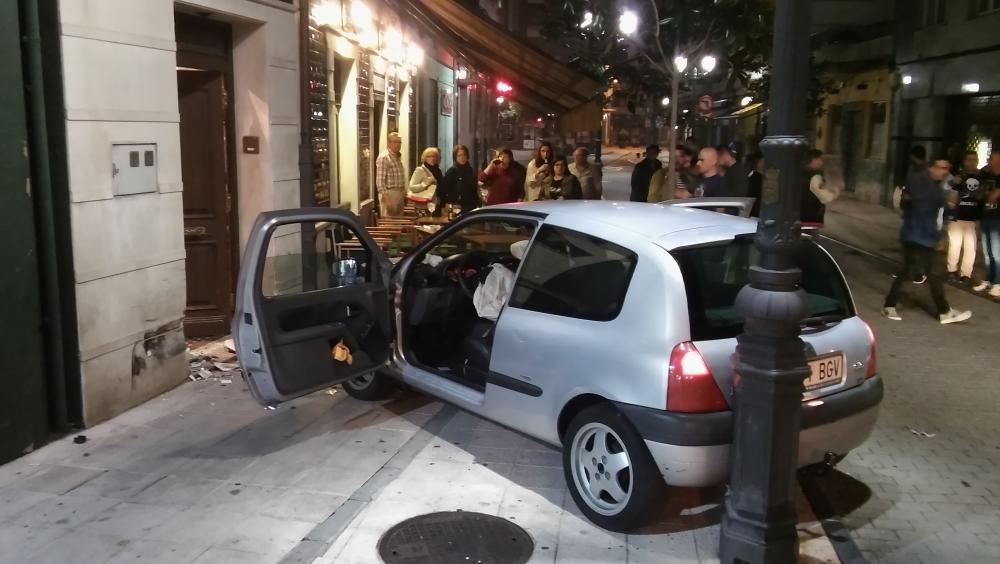 Accidente en el barrio de La Pomar