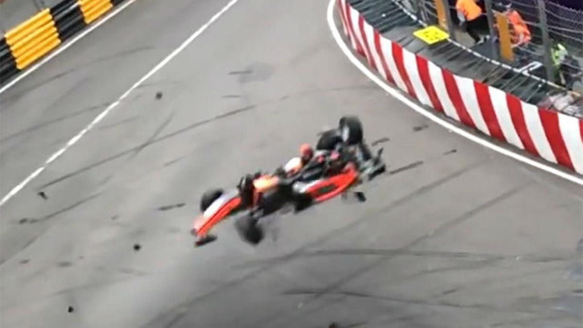 ¡Escalofriante! El accidente en la Formula 3 que está dando la vuelta al mundo